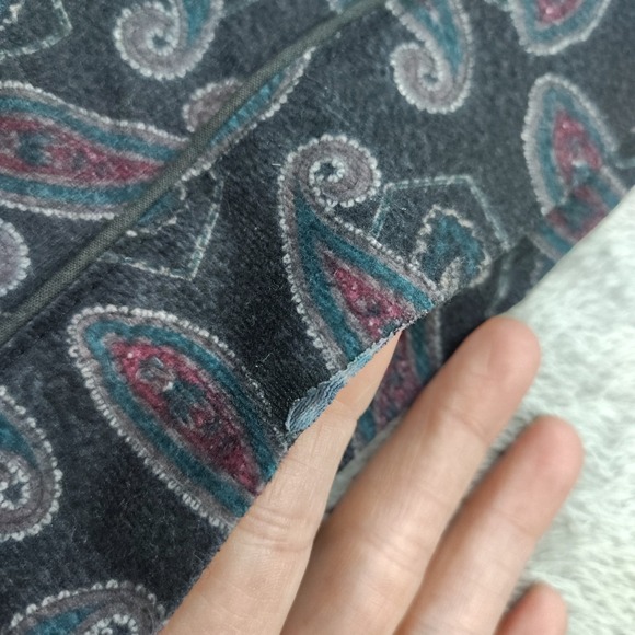 Vintage Stafford Sleep Robe Mens L/XL Regular Belted‎ Sash USA Paisley Pockets - Picture 4 of 8